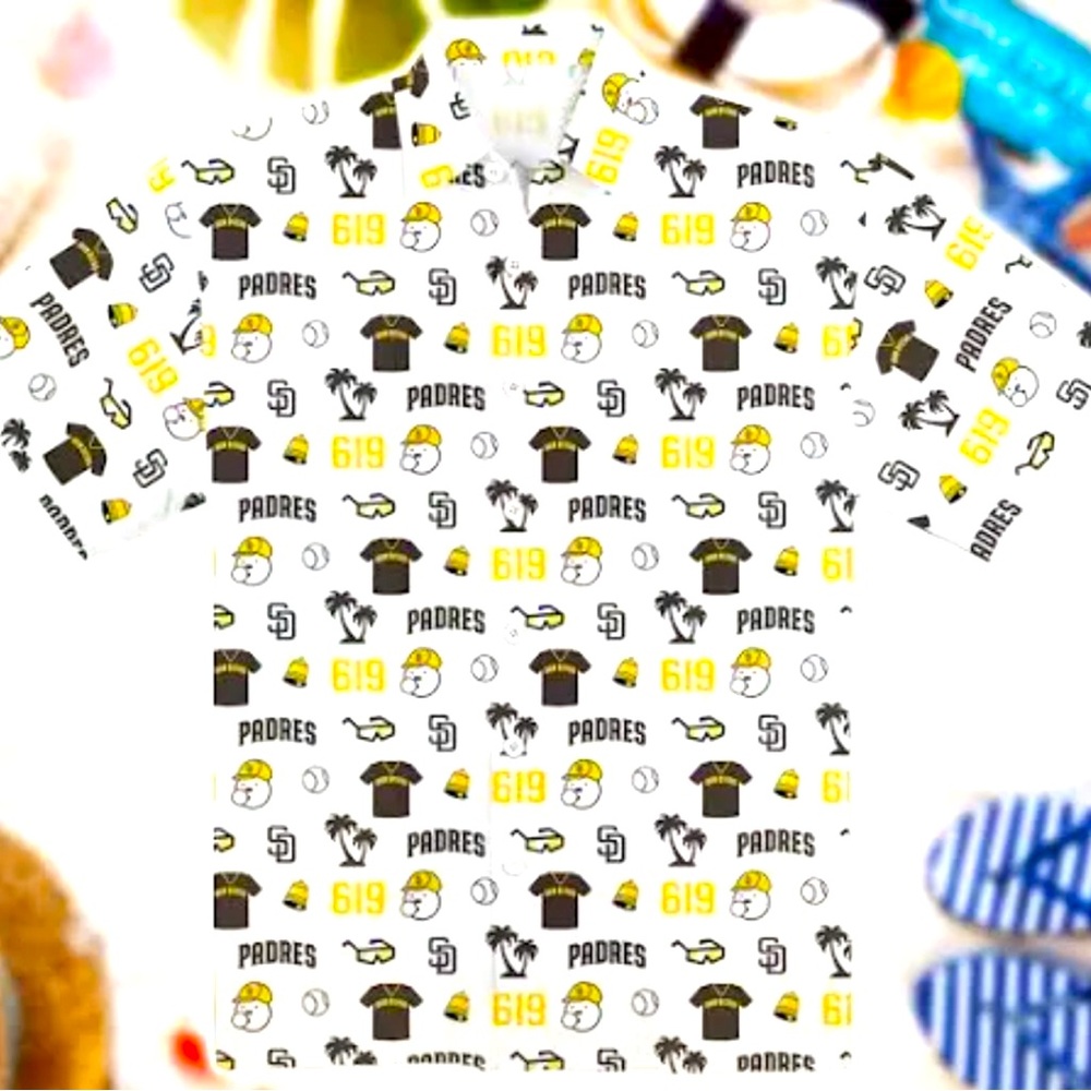 Padres Hawaiian Shirt Giveaway Adult L